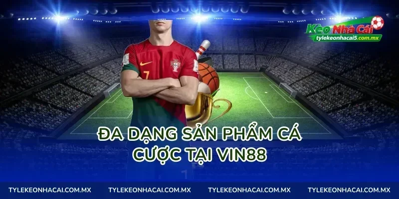 Đa dạng sản phẩm cá cược tại Vin88